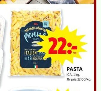 ICA Kvantum Ica pasta erbjuda