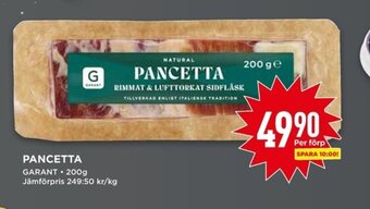 Willys Pancetta erbjuda