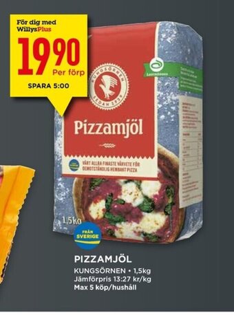 Willys Pizzamjöl erbjuda