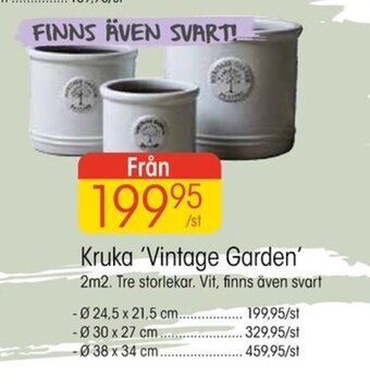 EKO Kruka 'Vintage Garden' erbjuda