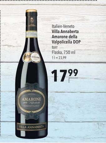 Citti Villa annaberta amarone della valpolicella dop erbjuda