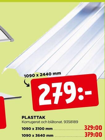 Jem&Fix Plasttak erbjuda