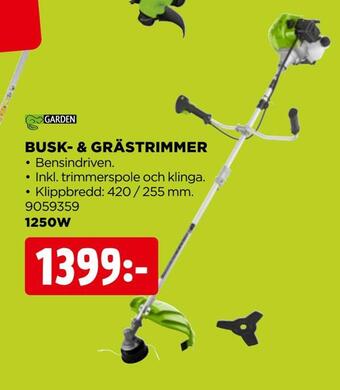 Jem&Fix Busk- & grästrimmer erbjuda