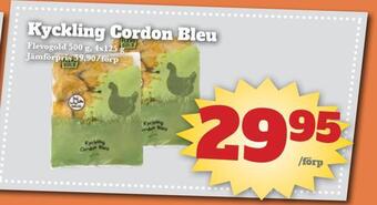 Bonum Matmarknad Kyckling cordon bleu erbjuda