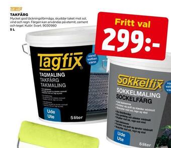 Jem&Fix Takfärg erbjuda