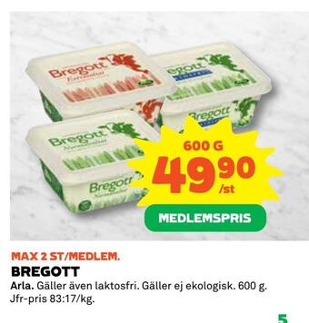 Coop Daglivs Bregott erbjuda