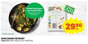 Coop Daglivs Ekologisk fetaost erbjuda