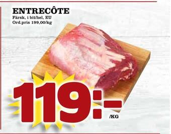 Din Mat Entrecôte erbjuda