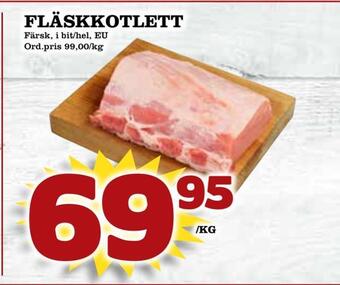 Din Mat Fläskkotlett erbjuda