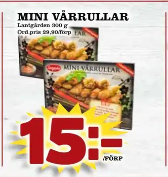 Din Mat Mini vårrullar erbjuda