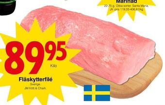 Matöppet Fläskytterfilé erbjuda