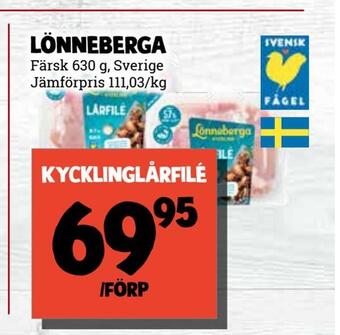 MatArket Kycklinglårfilé erbjuda