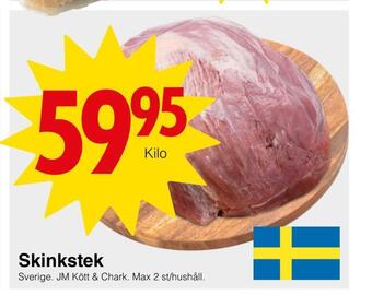 Matöppet Skinkstek erbjuda
