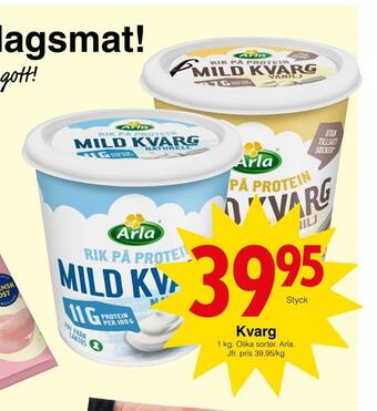 Matöppet Kvarg erbjuda
