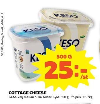 Cottage cheese