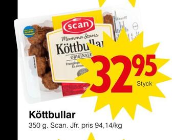 Matöppet Köttbullar erbjuda