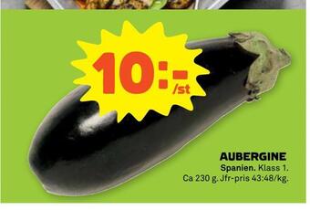 Stora Coop Aubergine erbjuda