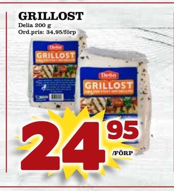 Supergrossen Grillost erbjuda