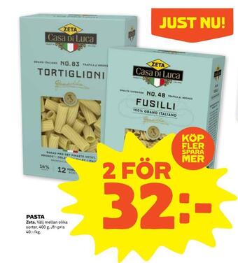 Stora Coop Pasta erbjuda
