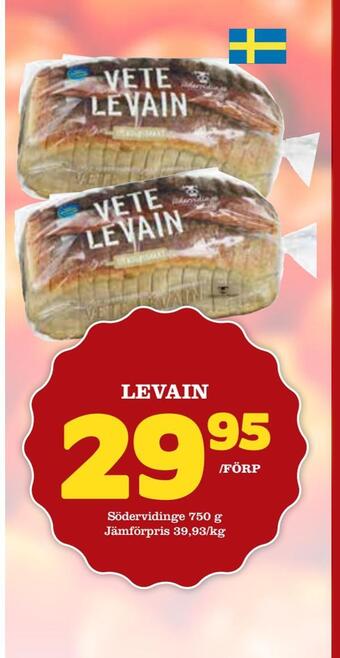 Supergrossen Levain erbjuda