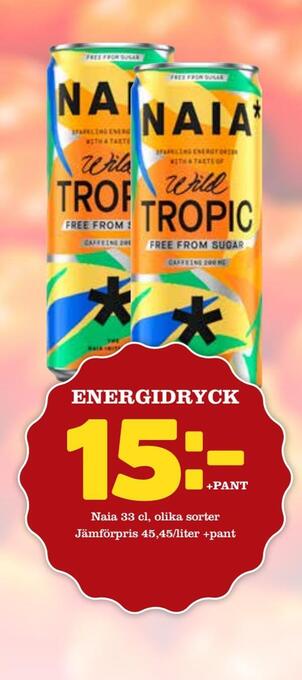 Supergrossen Energidryck erbjuda