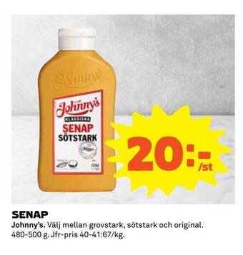 Coop Extra Senap erbjuda