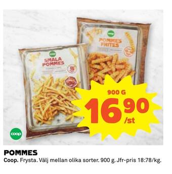 Coop Extra Pommes erbjuda