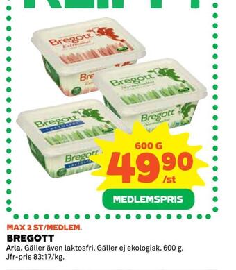 Coop Extra Bregott erbjuda