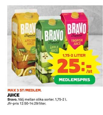 Coop Extra Juice erbjuda