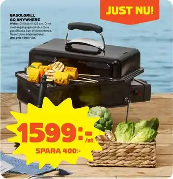 Coop Forum Gasolgrill go anywhere erbjuda