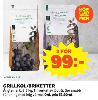 Grillkol/briketter