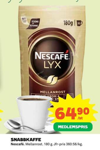 Coop Snabbkaffe erbjuda