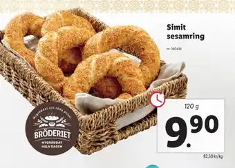 Lidl Simit Sesamring erbjuda