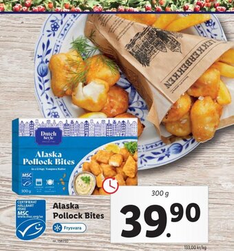 Lidl Alaska Pollock Bites erbjuda