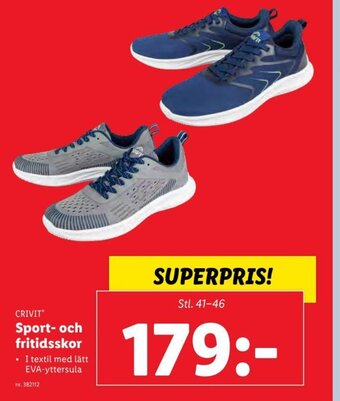 Lidl Sport-Och Fritidsskor erbjuda