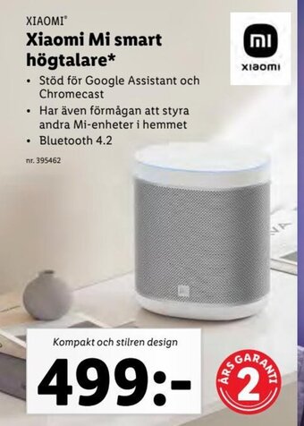 Lidl Xiaomi Mi Smart Högtalare erbjuda