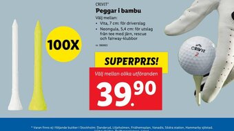 Lidl Peggar i Bambu erbjuda