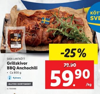 Grillskivor BBQ Anchochili