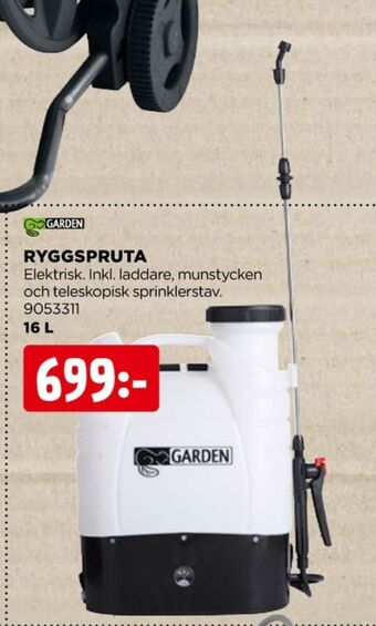 Jem&Fix Garden tryckspruta erbjuda