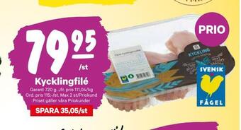 City Gross Kycklingfilé erbjuda