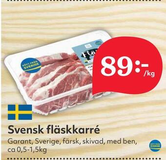 Hemköp Svensk fläskkarré erbjuda