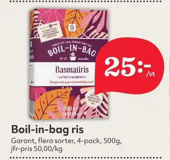 Hemköp Boil-in-bag ris erbjuda