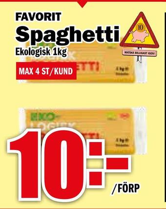 Matdax Spaghetti erbjuda