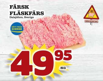 Matdax Färsk fläskfärs erbjuda