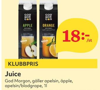 Hemköp Juice erbjuda