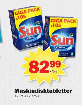 Pekås Maskindisktabletter erbjuda