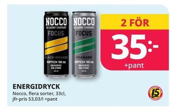 Tempo Energidryck erbjuda