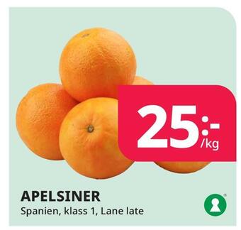 Tempo Apelsiner erbjuda