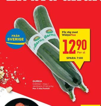 Willys Hemma Gurka erbjuda