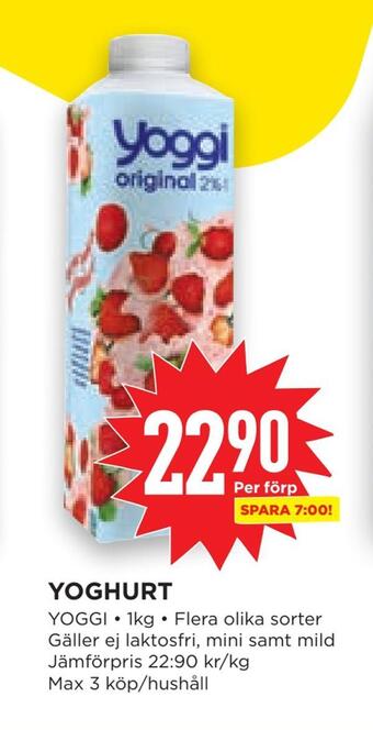 Willys Hemma Yoghurt erbjuda